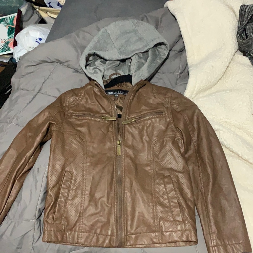 Urban Republic 10/12 leather jacket